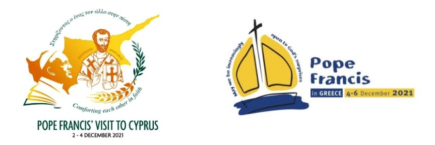 Logo y lema del viaje apostólico del Santo Padre a Chipre y Grecia.